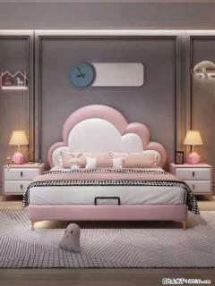 佛山大厂货，高质量仿真皮，实木床边，高密度海绵，带实木床板，全新包装，特价处理 - 牡丹江28生活网 mdj.28life.com